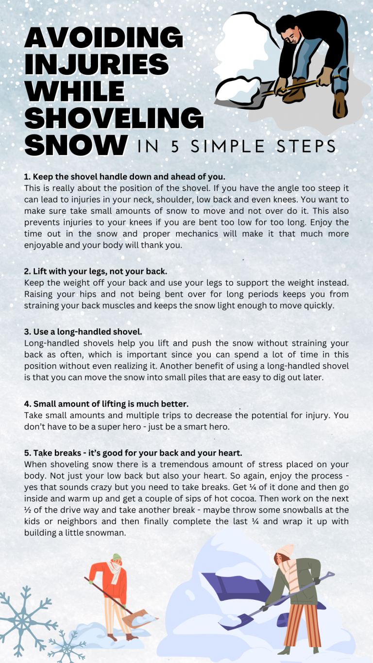 Avoid Shoveling Injuries: 5 Steps - Spine and Joint Institute