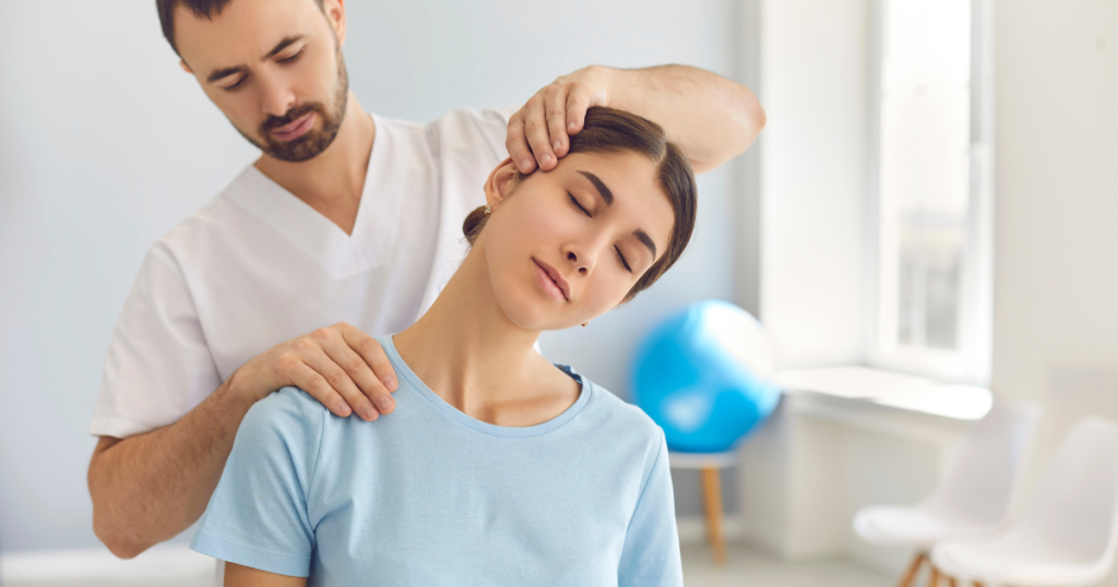 Chiropractic neck decompression